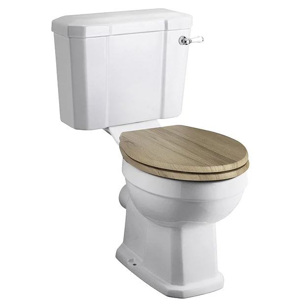 Old London Richmond Close Coupled Traditional Toilet + Soft Close Seat 4 Old London Richmond Close Coupled Traditional Toilet + Soft Close Seat - Image 2