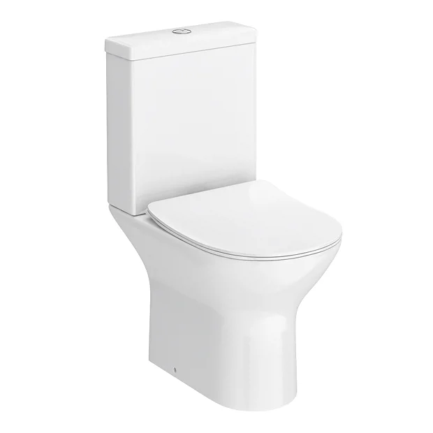 Orion Modern Short Projection Toilet + Slim Soft Close Seat 4 Orion Modern Short Projection Toilet + Slim Soft Close Seat - Image 2
