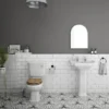 Oxford Traditional Toilet With Soft Close Seat - Various Colour Options