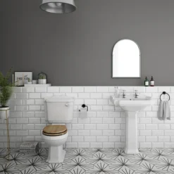 Oxford Traditional Toilet With Soft Close Seat - Various Colour Options