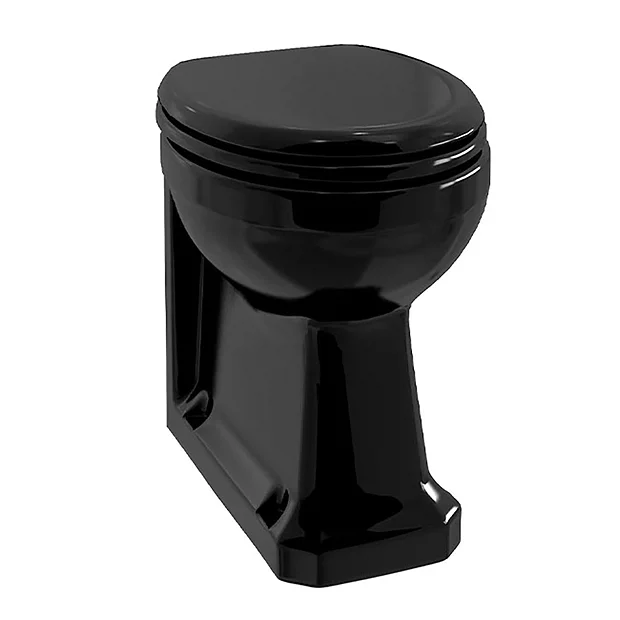 Burlington Jet Black Back To Wall Pan 4 Burlington Jet Black Back To Wall Pan - Image 2