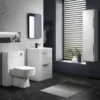 Monza BTW Toilet With Bliss Square Pan + Soft Close Seat 2 Monza BTW Toilet With Bliss Square Pan + Soft Close Seat -Bathroom And Toilet premparbl1 d3