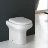 RAK Compact BTW WC With Soft Close Wrap Over Urea Seat -Bathroom And Toilet rakcompactbtwwcwithtoiletseatd1