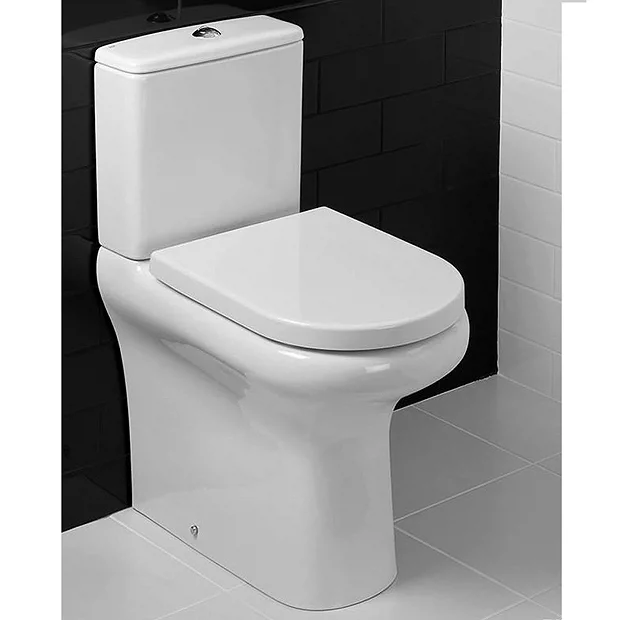 RAK Compact Deluxe Fully BTW Rimless WC With Soft Close Seat 4 RAK Compact Deluxe Fully BTW Rimless WC With Soft Close Seat - Image 2