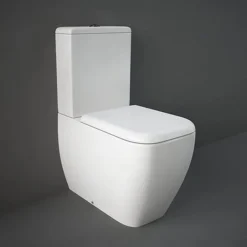 RAK Metropolitan Close Coupled BTW Toilet + Quick Release Soft Close Urea Seat