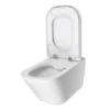 Roca The Gap Rimless Wall Hung Toilet + Compact Soft Close Seat