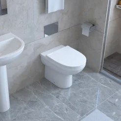 Ringo Rimless Round Back To Wall Pan With Slim Soft-Close Seat