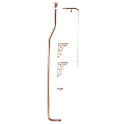 Chatsworth Rose Gold High Level Traditional Toilet -Bathroom And Toilet rghlwc d1