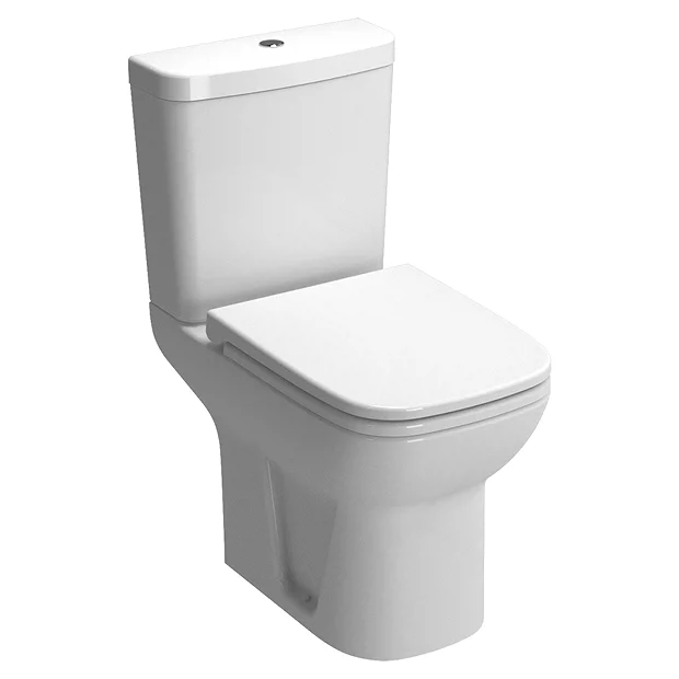 VitrA - S20 Short Projection Close Coupled Toilet (Open Back) - 2 X Seat Options 4 VitrA - S20 Short Projection Close Coupled Toilet (Open Back) - 2 X Seat Options - Image 2