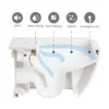 RAK Sensation Rimless BTW Close Coupled Toilet + Soft-Close Seat 2 RAK Sensation Rimless BTW Close Coupled Toilet + Soft-Close Seat -Bathroom And Toilet senpaksc d2