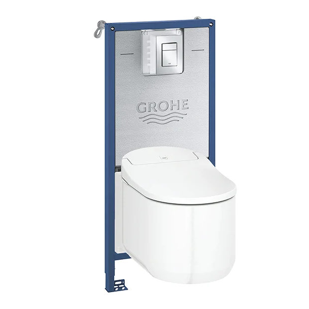 Grohe Rapid SLX 1.13m Frame / Sensia Arena Smart Complete WC 5 In 1 Pack + FREE TOILET ROLL HOLDER 4 Grohe Rapid SLX 1.13m Frame / Sensia Arena Smart Complete WC 5 In 1 Pack + FREE TOILET ROLL HOLDER - Image 2