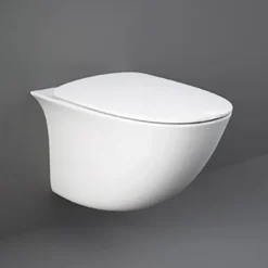 RAK Sensation Rimless Wall Hung Pan + Soft-Close Seat 6 RAK Sensation Rimless Wall Hung Pan + Soft-Close Seat -Bathroom And Toilet senwhpanscmx l 1