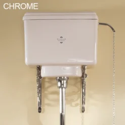 Silverdale Victorian High Level Toilet - Excludes Seat 7 Silverdale Victorian High Level Toilet - Excludes Seat -Bathroom And Toilet silverdalevictorianhighleveltoiletd1