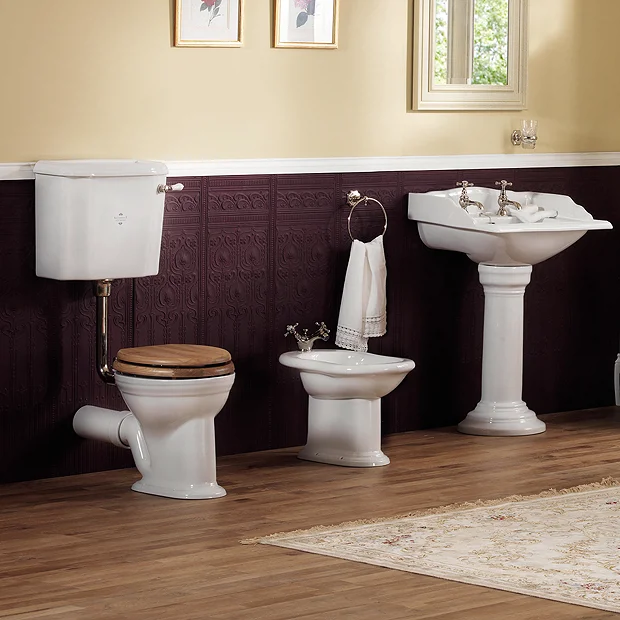 Silverdale Victorian Low Level Toilet - Excludes Seat 3 Silverdale Victorian Low Level Toilet - Excludes Seat