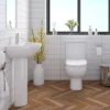 Sofia Modern Close Coupled Toilet + Soft Close Seat 2 Sofia Modern Close Coupled Toilet + Soft Close Seat -Bathroom And Toilet sofia basin 2