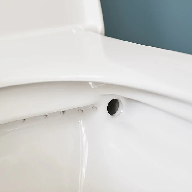 Britton Bathrooms Milan Rimless Back To Wall Pan + Soft Close Seat 5 Britton Bathrooms Milan Rimless Back To Wall Pan + Soft Close Seat - Image 3