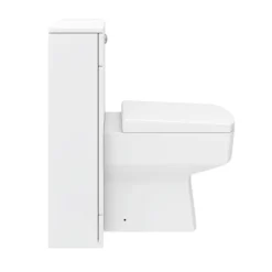 Nova High Gloss White BTW WC Unit Incl. Cistern + Square Pan W500 X D200mm 11 Nova High Gloss White BTW WC Unit Incl. Cistern + Square Pan W500 X D200mm -Bathroom And Toilet sqnovabtwunit n d2