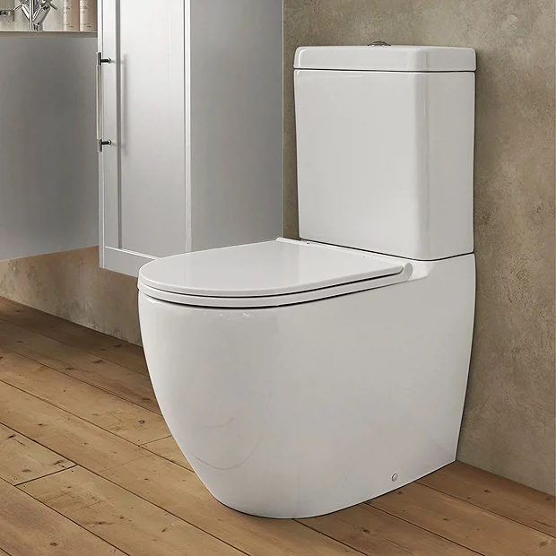 Heritage Stamford Rimless Close Coupled Toilet + Soft Close Seat 4 Heritage Stamford Rimless Close Coupled Toilet + Soft Close Seat - Image 2