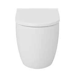 Heritage Stamford Rimless Wall Hung Toilet + Soft Close Seat 7 Heritage Stamford Rimless Wall Hung Toilet + Soft Close Seat -Bathroom And Toilet stwhrsc d1