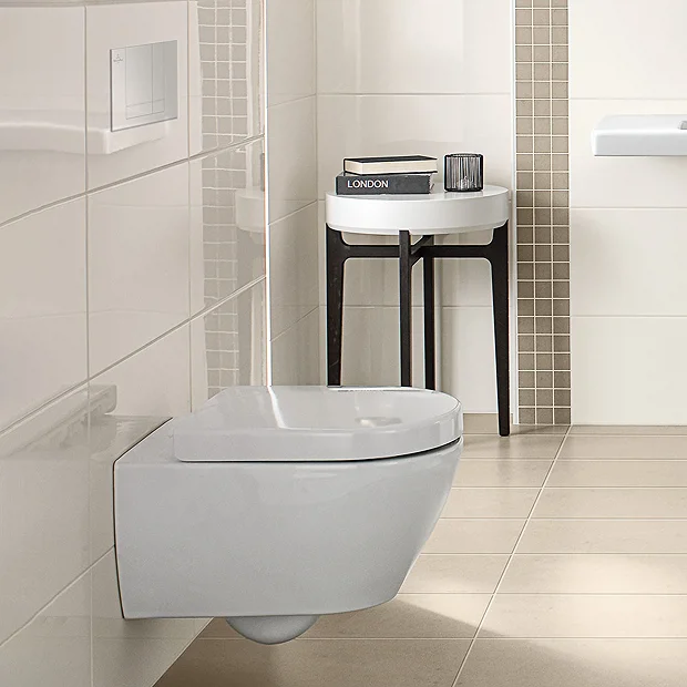 Villeroy & Boch Villeroy And Boch Viconnect Pro Toilet Frame With Chrome Flush Plate + Subway 2.0 Wall Hung Toilet 3 Villeroy & Boch Villeroy And Boch Viconnect Pro Toilet Frame With Chrome Flush Plate + Subway 2.0 Wall Hung Toilet
