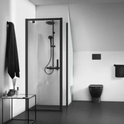 Ideal Standard Tesi Silk Black AquaBlade Back To Wall WC + Soft Close Seat -Bathroom And Toilet tesbbtwsc d3