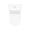 Toreno Round Rimless Close Coupled Toilet + Soft Close Seat 2 Toreno Round Rimless Close Coupled Toilet + Soft Close Seat -Bathroom And Toilet trrwcnd3