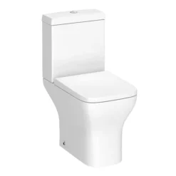 Toreno Square Rimless Close Coupled Toilet + Soft Close Seat 11 Toreno Square Rimless Close Coupled Toilet + Soft Close Seat -Bathroom And Toilet tsrwc detail1