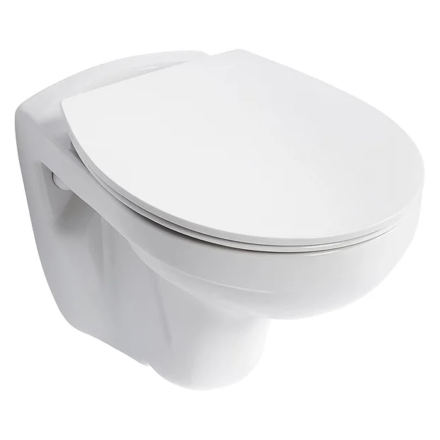 Armitage Shanks Sandringham 21 Wall Mounted WC + Soft Close Seat 3 Armitage Shanks Sandringham 21 Wall Mounted WC + Soft Close Seat
