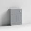 Venice Abstract WC Unit - Grey - 500mm 2 Venice Abstract WC Unit - Grey - 500mm -Bathroom And Toilet va600wcgry d1