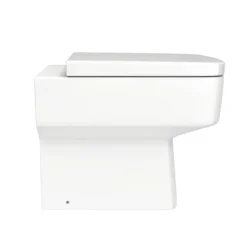 Venice Abstract White Complete Toilet Unit W. Pan, Cistern + Brushed Brass Flush 10 Venice Abstract White Complete Toilet Unit W. Pan, Cistern + Brushed Brass Flush -Bathroom And Toilet va6wcwhtbb d1 1