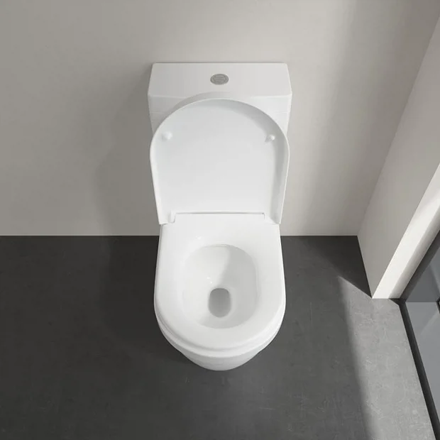Villeroy & Boch Villeroy And Boch Architectura Rimless Close Coupled Toilet (Bottom Entry Water Inlet) + Seat 7 Villeroy & Boch Villeroy And Boch Architectura Rimless Close Coupled Toilet (Bottom Entry Water Inlet) + Seat - Image 5