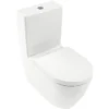 Villeroy & Boch Villeroy And Boch Architectura Rimless Close Coupled Toilet (Side/Rear Entry Water Inlet) + Seat 1 Villeroy & Boch Villeroy And Boch Architectura Rimless Close Coupled Toilet (Side/Rear Entry Water Inlet) + Seat -Bathroom And Toilet vbaabiss d6 1