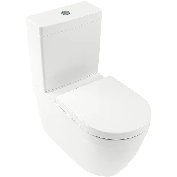 Villeroy & Boch Villeroy And Boch Architectura Rimless Close Coupled Toilet (Bottom Entry Water Inlet) + Seat 3 Villeroy & Boch Villeroy And Boch Architectura Rimless Close Coupled Toilet (Bottom Entry Water Inlet) + Seat