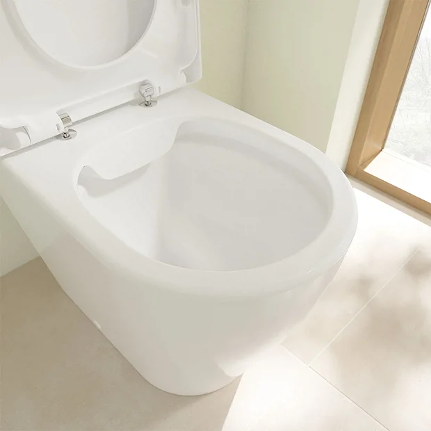 Villeroy & Boch Villeroy And Boch Avento Rimless Close Coupled Toilet (Bottom Entry Water Inlet) + Seat 3 Villeroy & Boch Villeroy And Boch Avento Rimless Close Coupled Toilet (Bottom Entry Water Inlet) + Seat