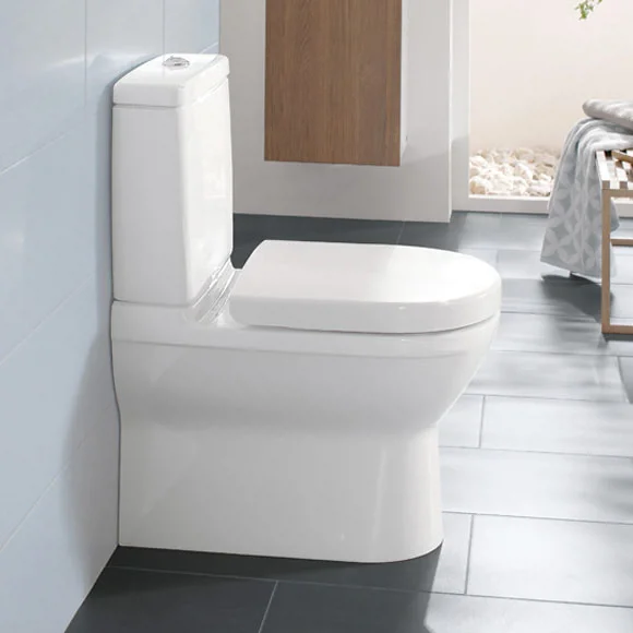 Villeroy & Boch Villeroy And Boch O.novo BTW Close Coupled Toilet (Side/Rear Entry Water Inlet) + Soft Close Seat 4 Villeroy & Boch Villeroy And Boch O.novo BTW Close Coupled Toilet (Side/Rear Entry Water Inlet) + Soft Close Seat - Image 2