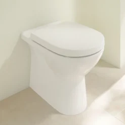 Villeroy & Boch Villeroy And Boch O.novo Back To Wall Toilet + Soft Close Seat 8 Villeroy & Boch Villeroy And Boch O.novo Back To Wall Toilet + Soft Close Seat -Bathroom And Toilet vbonbtwwc d1