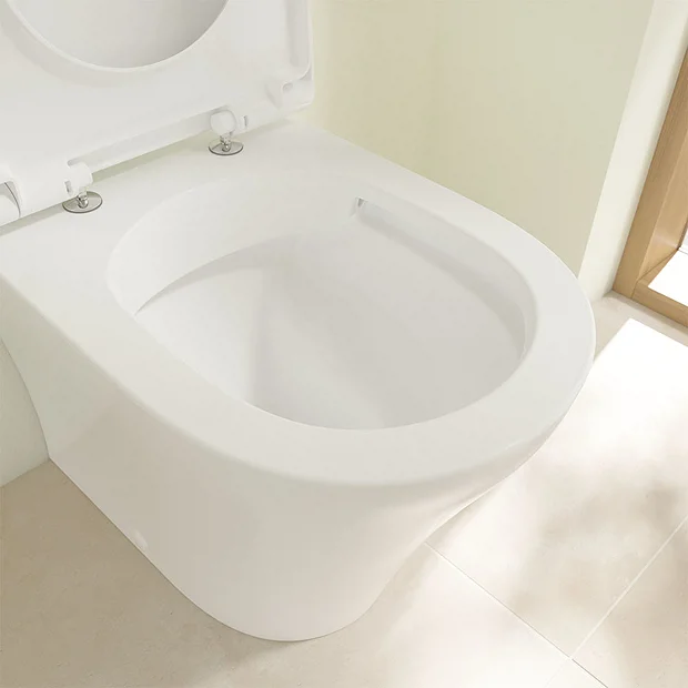 Villeroy & Boch Villeroy And Boch O.novo Compact Back To Wall Toilet + Soft Close Seat 5 Villeroy & Boch Villeroy And Boch O.novo Compact Back To Wall Toilet + Soft Close Seat - Image 3