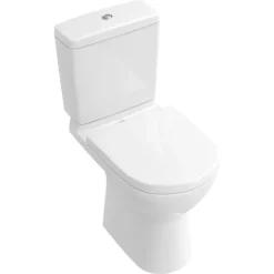 Villeroy & Boch Villeroy And Boch O.novo Close Coupled Toilet (Side/Rear Entry Water Inlet) + Soft Close Seat 9 Villeroy & Boch Villeroy And Boch O.novo Close Coupled Toilet (Side/Rear Entry Water Inlet) + Soft Close Seat -Bathroom And Toilet vbonsisc d4 1