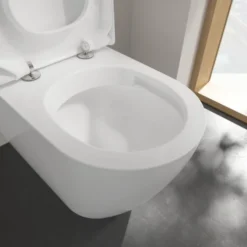 Villeroy & Boch Villeroy And Boch Subway 2.0 DirectFlush Rimless BTW Close Coupled Toilet (Side/Rear Entry Water Inlet) + Soft Close Seat