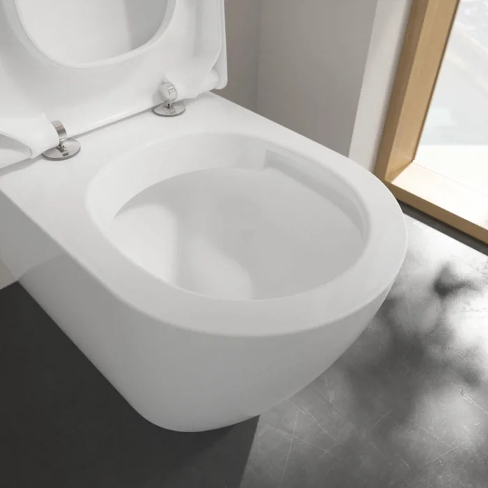 Villeroy & Boch Villeroy And Boch Subway 2.0 DirectFlush Rimless BTW Close Coupled Toilet (Side/Rear Entry Water Inlet) + Soft Close Seat 3 Villeroy & Boch Villeroy And Boch Subway 2.0 DirectFlush Rimless BTW Close Coupled Toilet (Side/Rear Entry Water Inlet) + Soft Close Seat
