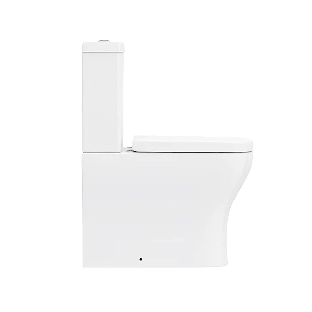 Venice Modern BTW Close Coupled Toilet + Soft Close Seat 6 Venice Modern BTW Close Coupled Toilet + Soft Close Seat - Image 4
