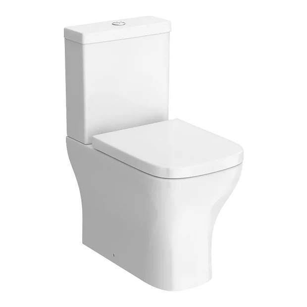 Venice Modern BTW Close Coupled Toilet + Soft Close Seat 3 Venice Modern BTW Close Coupled Toilet + Soft Close Seat