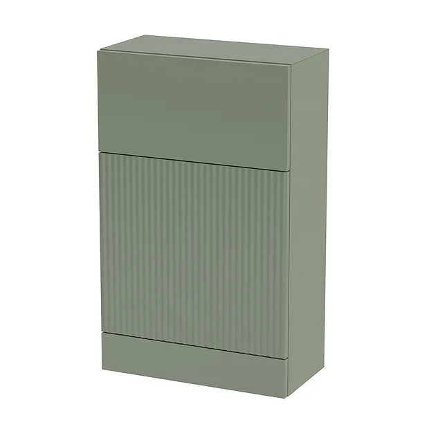 Venice Fluted 500mm Green WC Unit 3 Venice Fluted 500mm Green WC Unit