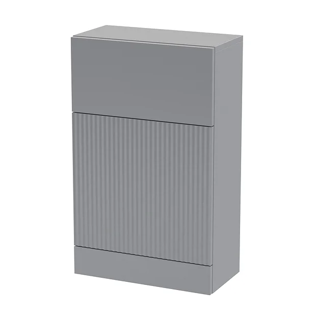Venice Fluted 500mm Grey WC Unit 3 Venice Fluted 500mm Grey WC Unit
