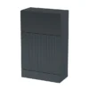 Venice Fluted 500mm Anthracite WC Unit 2 Venice Fluted 500mm Anthracite WC Unit -Bathroom And Toilet vf50wsal