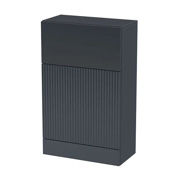 Venice Fluted 500mm Anthracite WC Unit 3 Venice Fluted 500mm Anthracite WC Unit