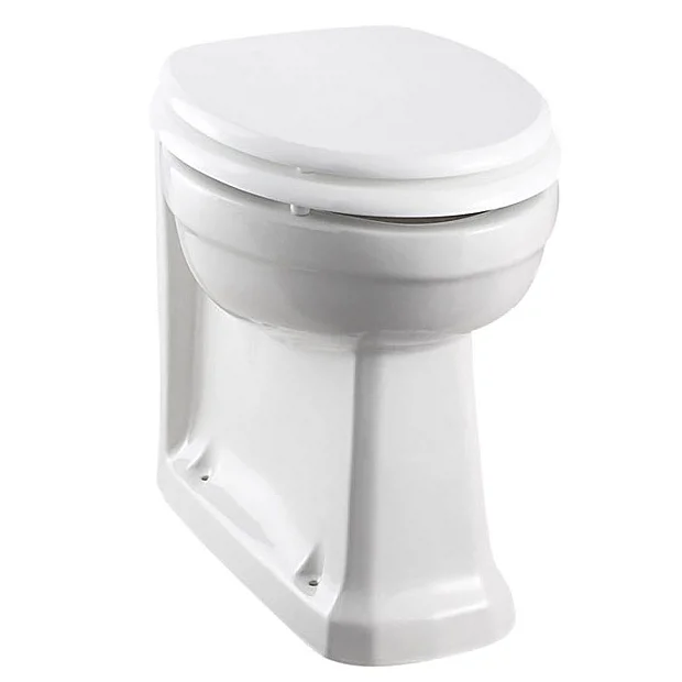 Burlington 60 Back To Wall Unit & Pan (excluding Seat) - Blue 3 Burlington 60 Back To Wall Unit & Pan (excluding Seat) - Blue