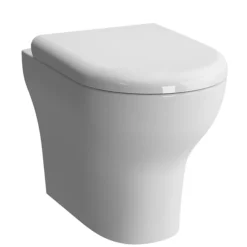 VitrA - Zentrum Back To Wall Toilet Pan - 2 X Seat Options -Bathroom And Toilet zenbtwwcai1