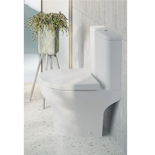VitrA - Zentrum Close Coupled Toilet - Open Back - 2 X Seat Options 3 VitrA - Zentrum Close Coupled Toilet - Open Back - 2 X Seat Options